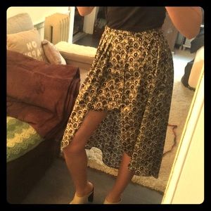 Free People Skirt, Daisy Pattern, Size 2